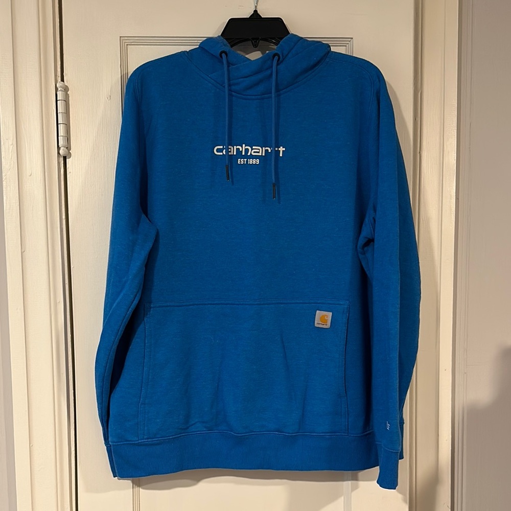 Carhartt Blue Hoodie Sweatshirt